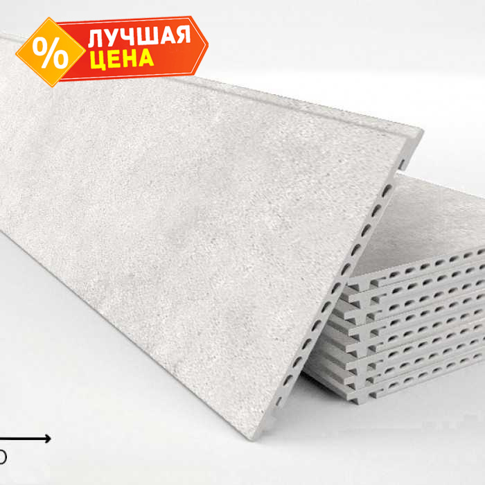 Керамогранитная плита FAVEKER GA16 для НФС, Urban Blanco, 800х250х18 мм