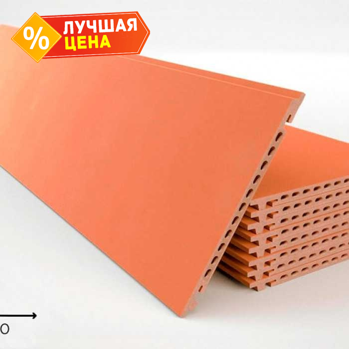 Керамогранитная плита FAVEKER GA16 для НФС, Salmon, 1000х355х18 мм